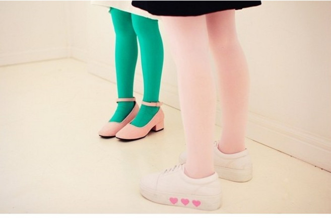 컬러감너무이쁜 고탄력 여아 주니어스타킹(15컬러)