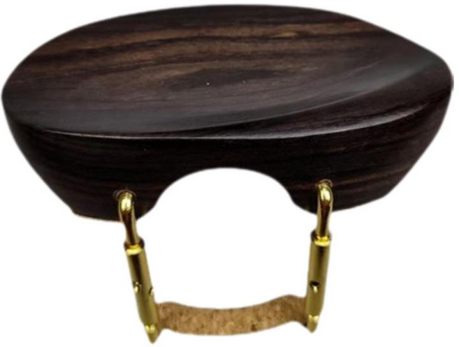 Zeyuan 4/4 바이올린 턱받침 바이올린 턱받침 우아하고 세련된 고성능 설치가 간편한 표준 브라켓이 있는 교체용 흑단, 스타일 B