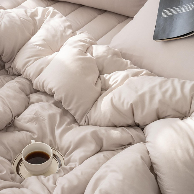 [당일출고] 국내제조 텐셀 모달 100% 차렵이불 사계절용 호텔침구