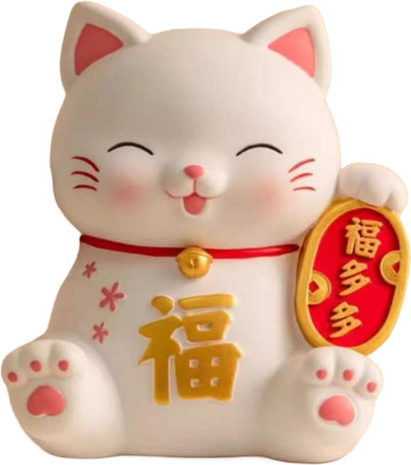 可愛招財貓存錢罐, 福氣多多大號存錢罐, 1個