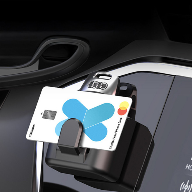 차량용 카드 차키 거치대, 블랙, 2개