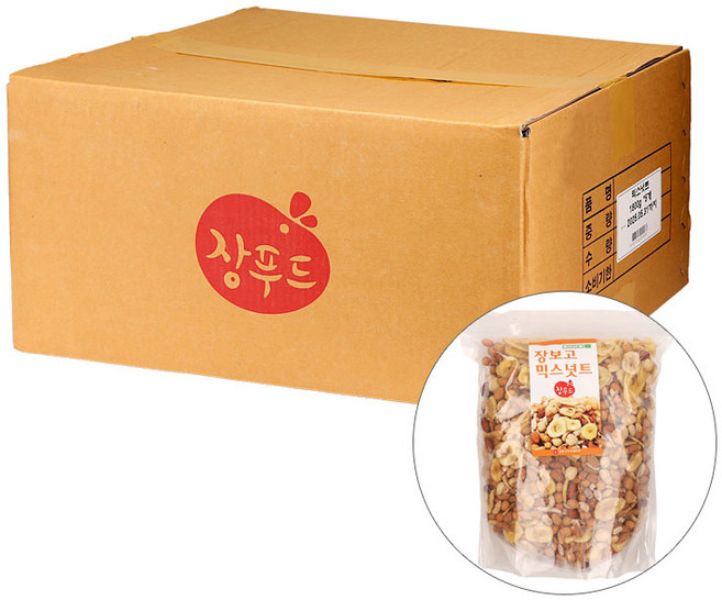 장푸드믹스넛트 1.8KG(주)동서농수산 BOX(5), 1.8kg, 5개
