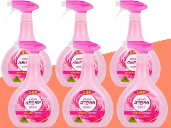 샤프란케어 900ml 은은한향 [한박스_든든쟁임] 6개입, 6개