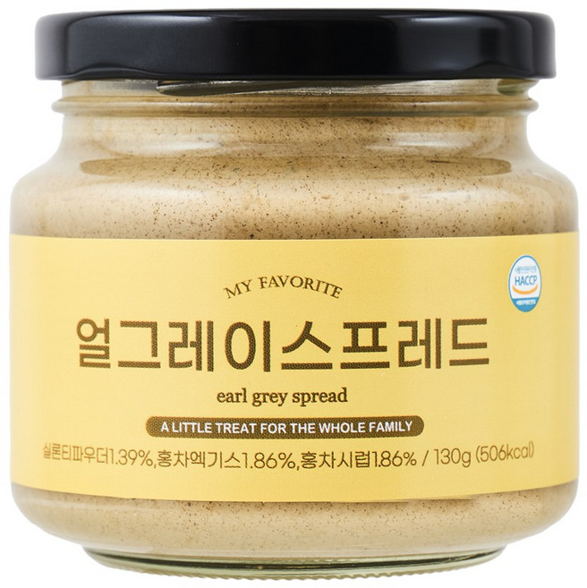 프프프 얼그레이 스프레드 잼 달콤한 맛, 1개, 130g