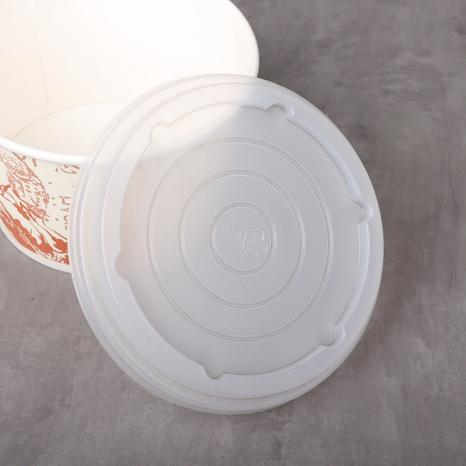 [뚜껑만] 우동 컵 850cc용 뚜껑 50개 (085801) 일회용 포장 우동 그릇