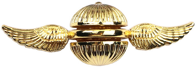 해리포터 퀴디치 스니치 피젯 스피너, 골드 Gold, 1개