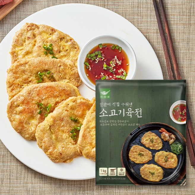 사옹원 소고기육전, 1kg, 3개