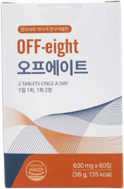 오프에이트 고함량 브로멜라인, 5개, 60정