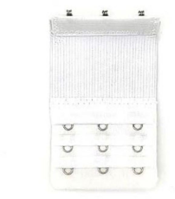 브라 연장 밴딩 후크 브래지어 둘레 밴드 3단 화이트