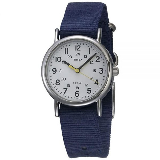 Timex 여성용 위켄더 31mm 시계 블루/화이트