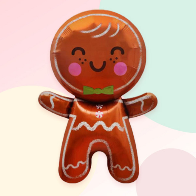 [파티지] 대형 크리스마스풍선 모음 C / 성탄절풍선/ 트리풍선/산타풍선/눈사람풍선/루돌프풍선/썰매풍선, C_E_대형풍선_ 진저브레드 쿠키