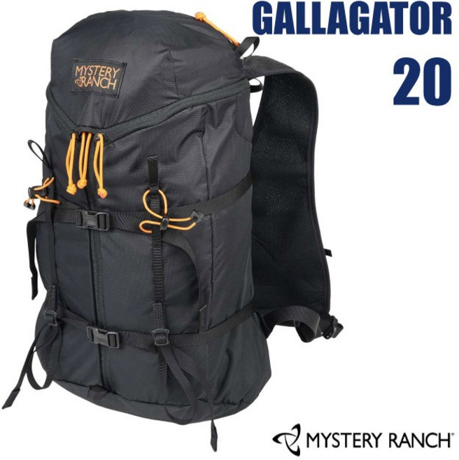 MYSTERY RANCH GALLAGATOR 20 黑色 運動背包, 1個