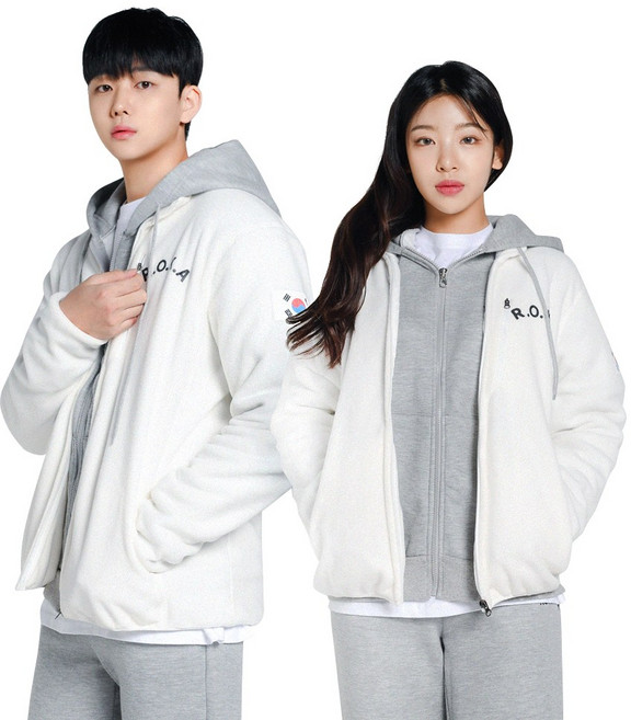 ROKA 로카 고급형 나염 후리스 폴라 플리스 자켓 (2color)