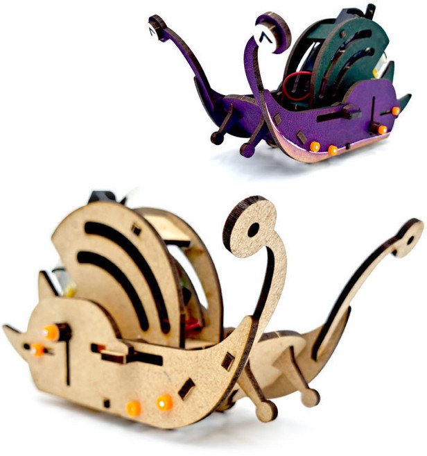 오토마타 달팽이 로봇(Snail Robot) 만들기, 단품