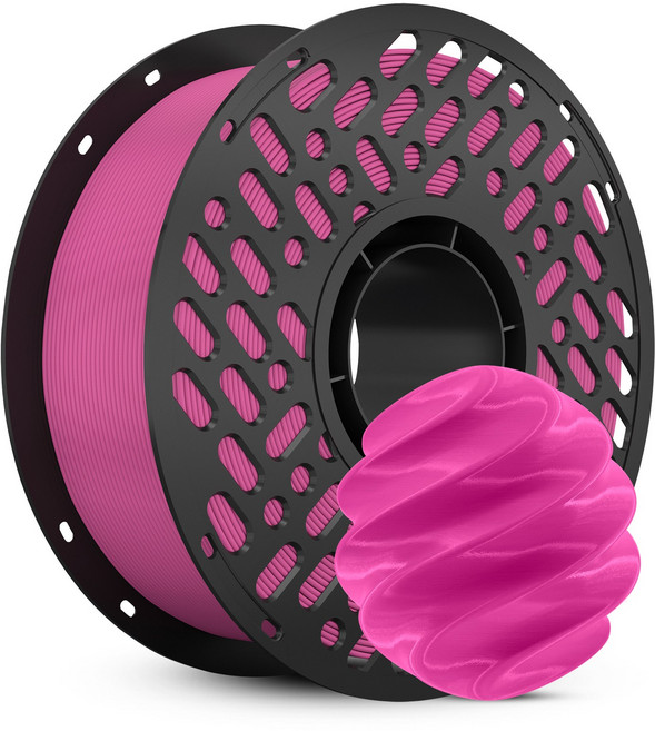 CaiLab 고강도 고탄성 PLA+ 3D 프린터 필라멘트 1.75mm 노즐 막힘 없는 선경 안정성 1kg | 뱀부랩 3D 프린터(P1S P2S A1 H2D등) 호환, 마젠타, (PLA)