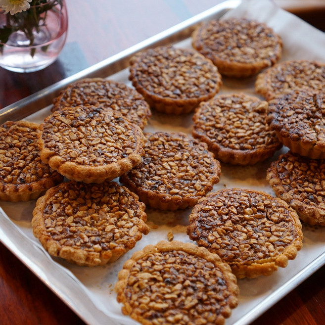 마카레베이킹 수제 미니 파이 [아이스박스 포함], 호두파이, 박스포장 (O), 1개