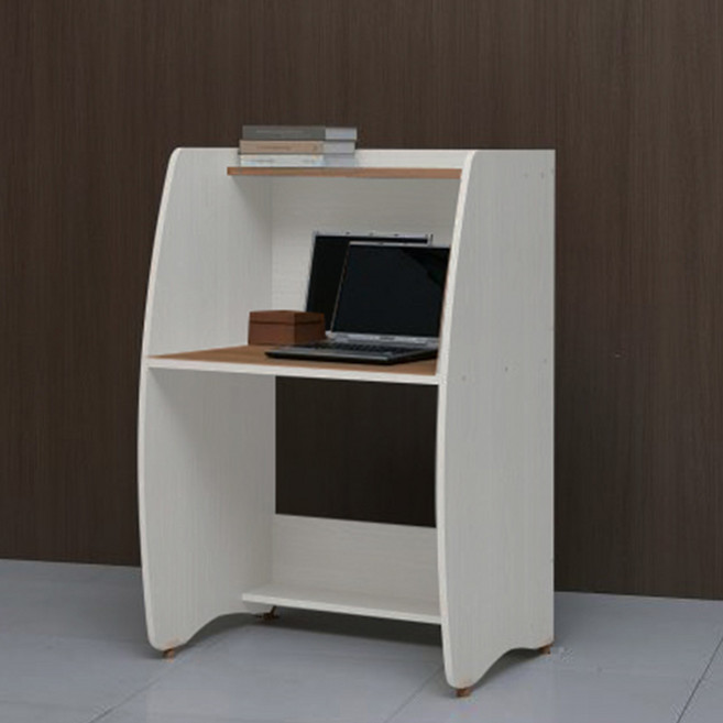 우드빌 103 독서실책상 집중력책상 도서관 독서실 가정용, 화이트