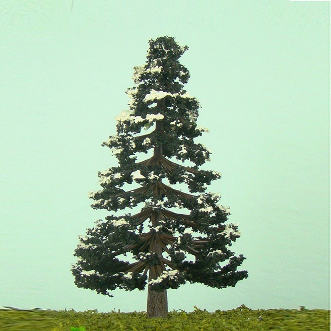 微景小舖 仿真雪松 微景觀擺件 苔蘚生態瓶配件, 塑膠八字松,松樹-高約6cm, 綠色