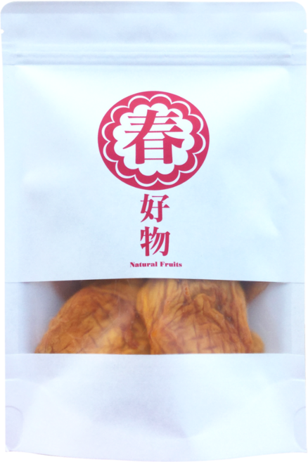 春哥好物 愛文芒果乾3入組 台灣愛文芒果製成 無添加糖, 3個, 100g