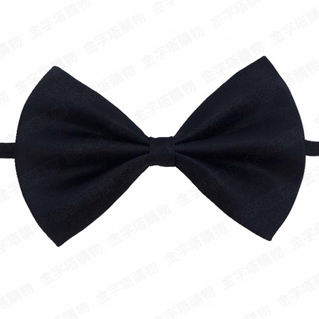 兒童領結，可愛造型，舒適面料，派對日常穿搭適用，經典黑紅兩色