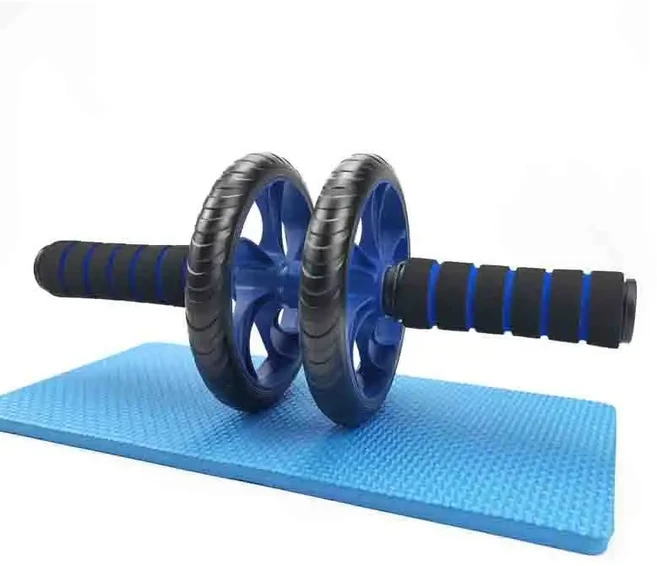 다기능 복부 롤러 푸시 업 선반 손 강화 그리퍼 체육관 홈 피트니스 근력 훈련 장비 3 in 1, 01 파란