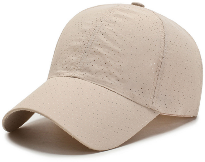 티보라 런닝모자 여름 모자 러닝 달리기 캡 야구 스포츠 볼캡 운동 남자 여자, 베이지, 1개