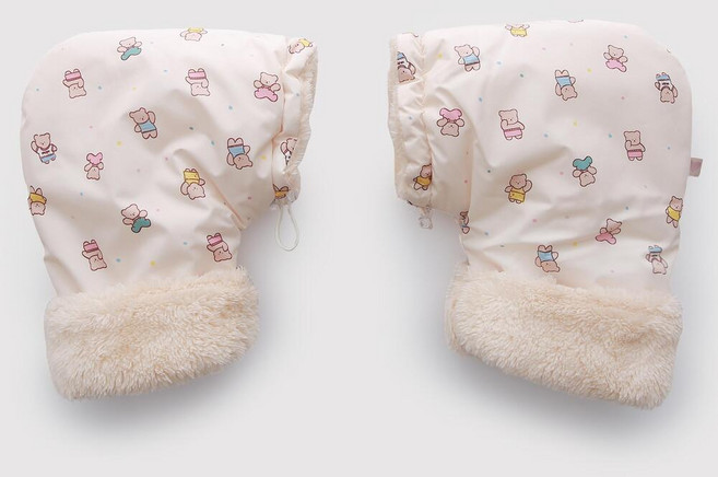 원라인 나염 유아 어린이 킥보드워머, 젤리곰, 1세트