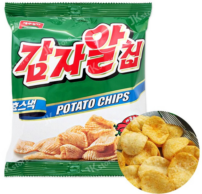제주농연 감자알칩 매콤한 볶음 고추장맛, 27g, 1개