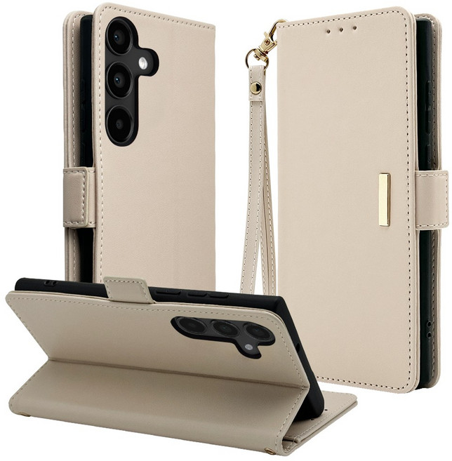 인트그로 스와르 가죽 스트랩 다이어리 케이스