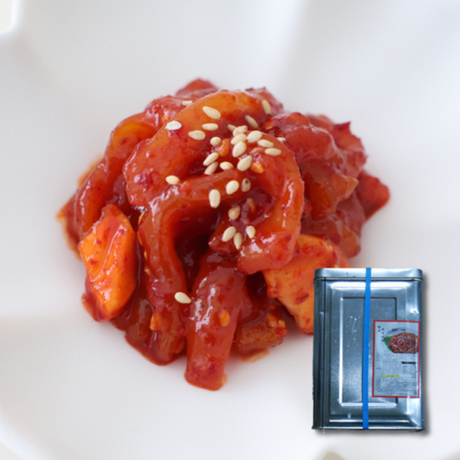 여우마을 업소용 유림 양념 오징어젓갈 특오징어젓갈, 2개, 4kg