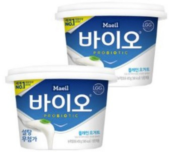 매일바이오 플레인 450g, 7개