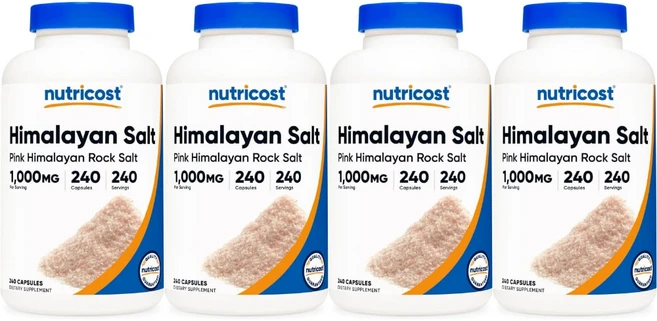 뉴트리코스트 히말라야 소금 1000mg, 240정, 4개, 240정 - 쿠팡