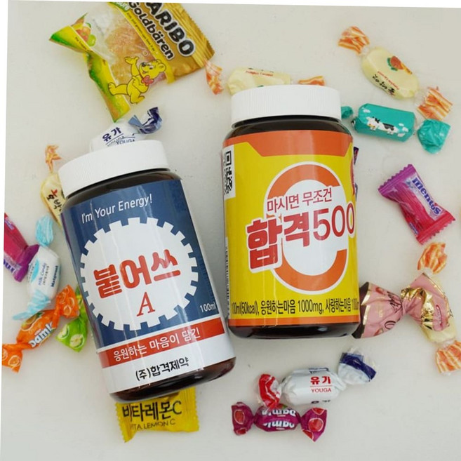 우라차차 시험 합격 기원 응원약 선물 6종 hjs+9315QS, 합격500_간식포함