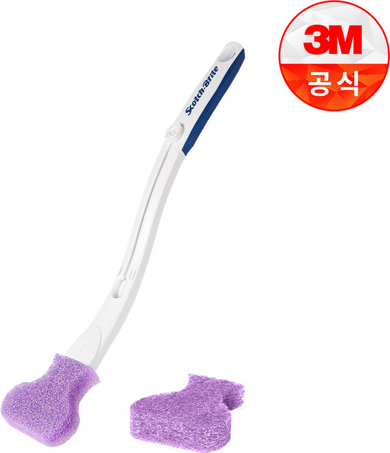 리우미 3M 베이킹소다 크린스틱 핸들1+리필2 변기청소용, 상세설명 참조, 1개