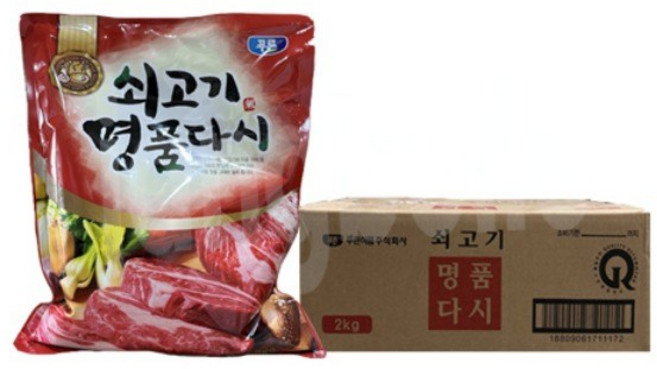 푸른 쇠고기 명품다시다 조미료, 2kg, 6개