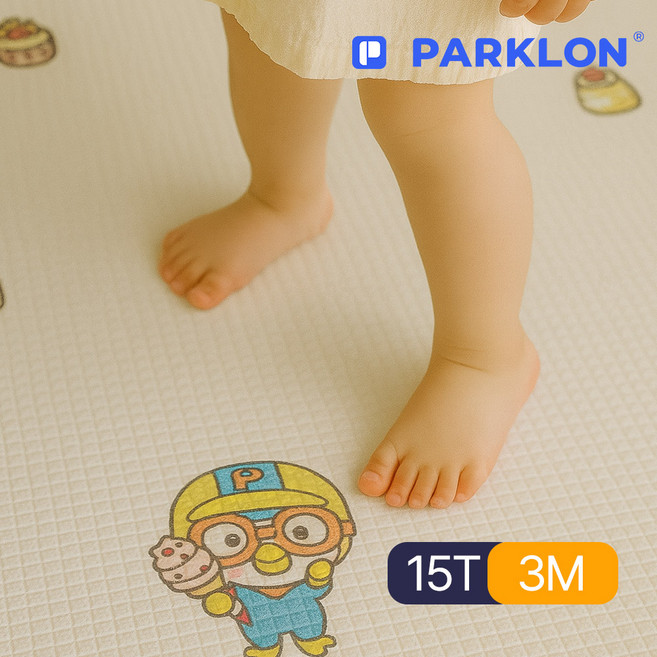 파크론 1+1 뽀로로스윗 도도람 놀이방매트 300x140x1.5cm 거실 롤매트