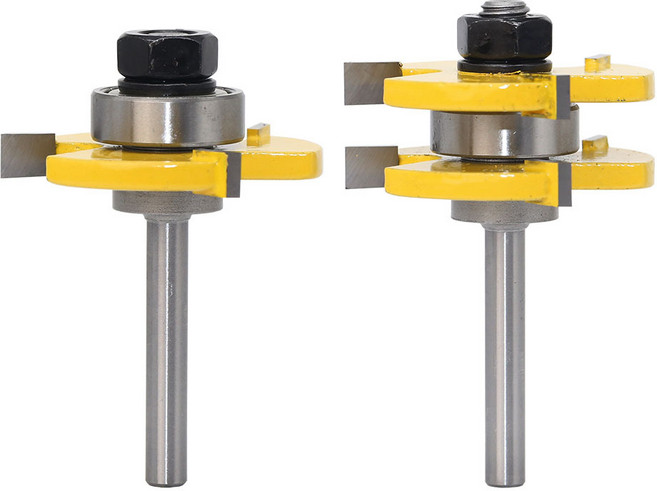 09N 트리머비트 장부 비트 짜맞춤 기법 트리머 비트 날 세트, 1개