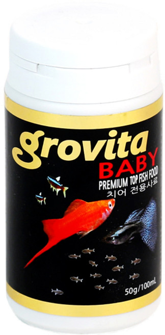 그로비타 치어 전용사료, 50g, 1개