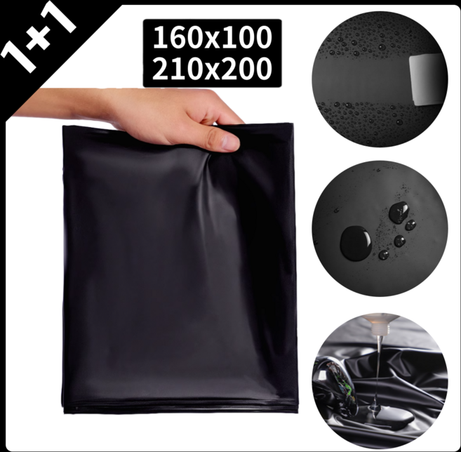 Sultra 저소음 오일 액체 방수 방유 침구 시트 1+1