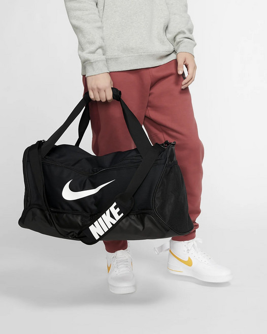 나이키 브라질리아 M 더플백 9.0, 블랙, 1개