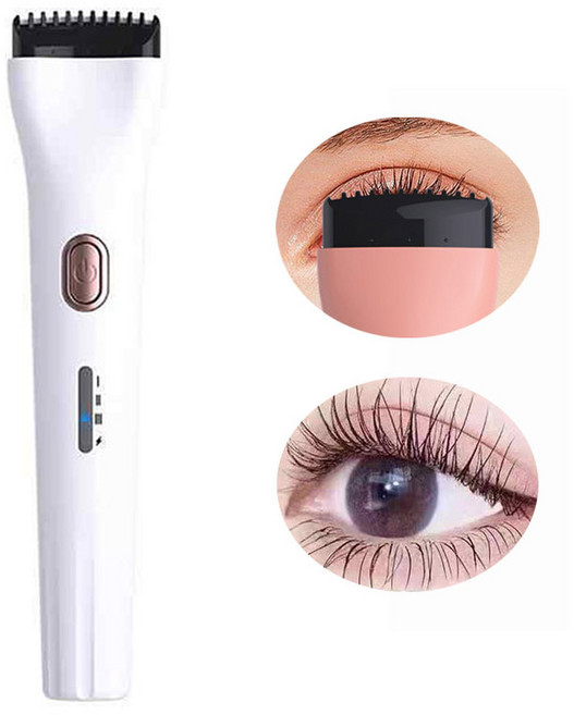 DS 마스카라형 속눈썹 고데기 10초 급속 가열 항온 온도조절 롱래스팅 신참 블라인드 선정 속눈썹 고데기, 화이트