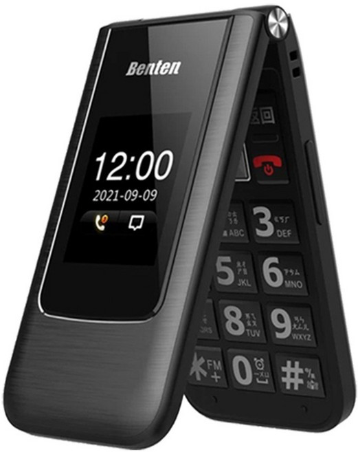 Benten F62 PLUS 4G VOLTE 老人手機, 黑色,手機單配+皮套, 黑色, 手機單配+皮套
