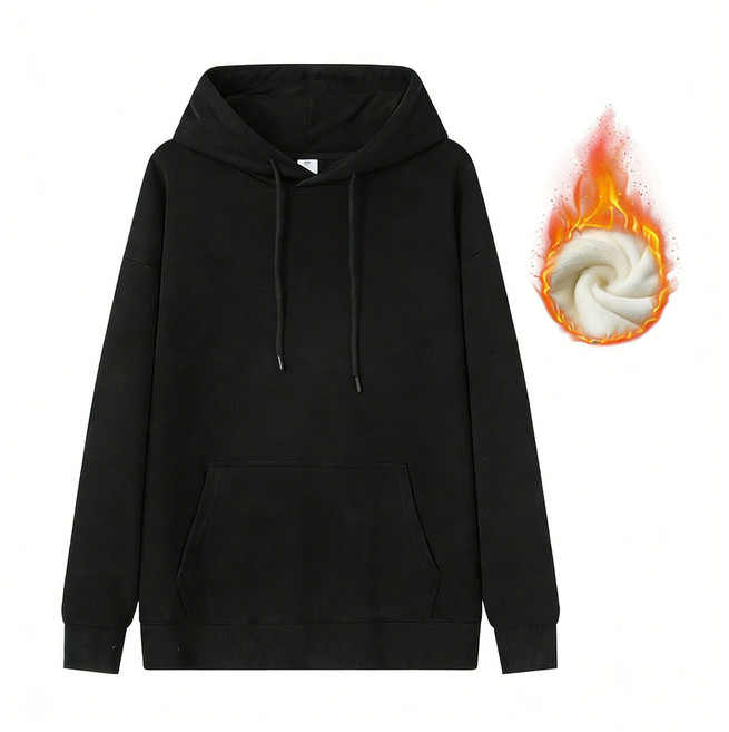 비상루트 기모 후드티 면혼방 안감기모 데일리 기본핏 후디