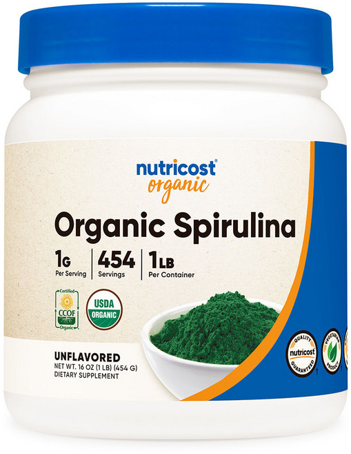 뉴트리코스트 스피루리나 파우더 1LB, 1개, 454g
