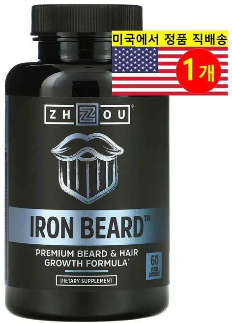 Zhou Nutrition 저우뉴트리션 아이언 비어드 철분 Iron Beard, 1개, 60정 - 쿠팡