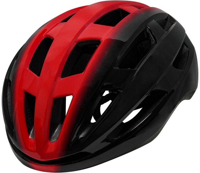 自行車運動頭盔 成人公路自行車安全帽 山地車騎行安全頭盔, S × 紅黑 × 1個