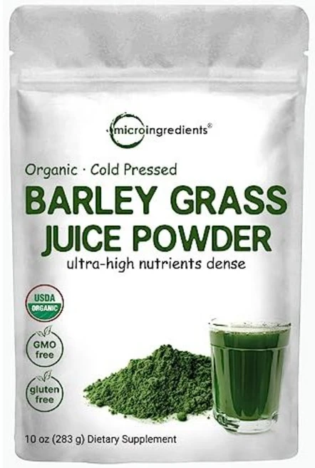 마이크로 인그리디언츠 유기농 보리싹 주스 파우더 283g Micro Ingredients Organic Barley Grass Juice Powder 10 Ounce Col, 1개 - 쿠팡