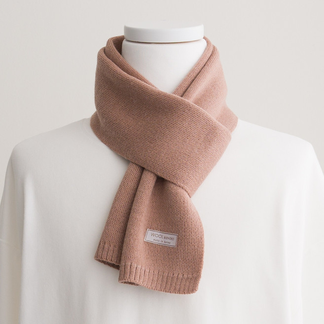 더베이직샵 부드러운 쁘띠 숏 미니 목도리 캐시라이크 울 머플러 14컬러