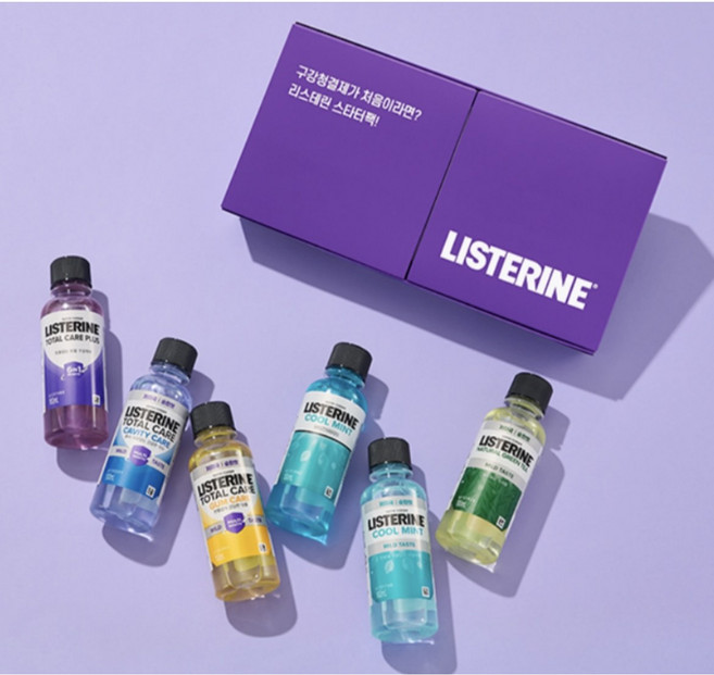 페리오 리스테린 스타터팩 100ml 6개, 1세트