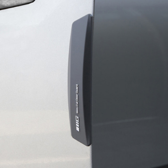 제노바 슬림컷 도어가드 4P 문콕방지 흠집 스크래치 기스 예방 몰딩 차량 자동차용품, 그레이, 4개